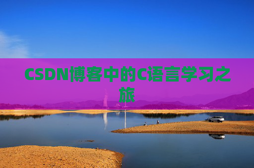 CSDN博客中的C语言学习之旅